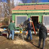 Window insulation being added