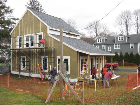 Maple Street project begun.