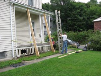 Porch roof 