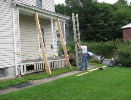 Porch roof 