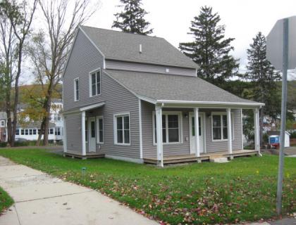 Completed house.